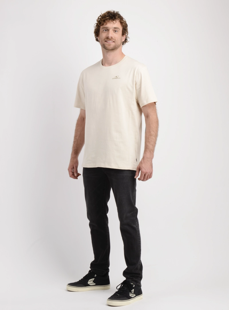 POLERA MANGA CORTA BLENDED BEIGE CLARO - 3
