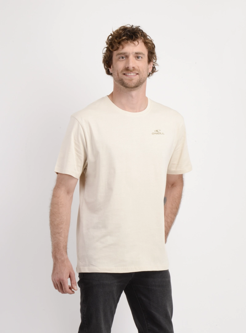 POLERA MANGA CORTA BLENDED BEIGE CLARO - 4