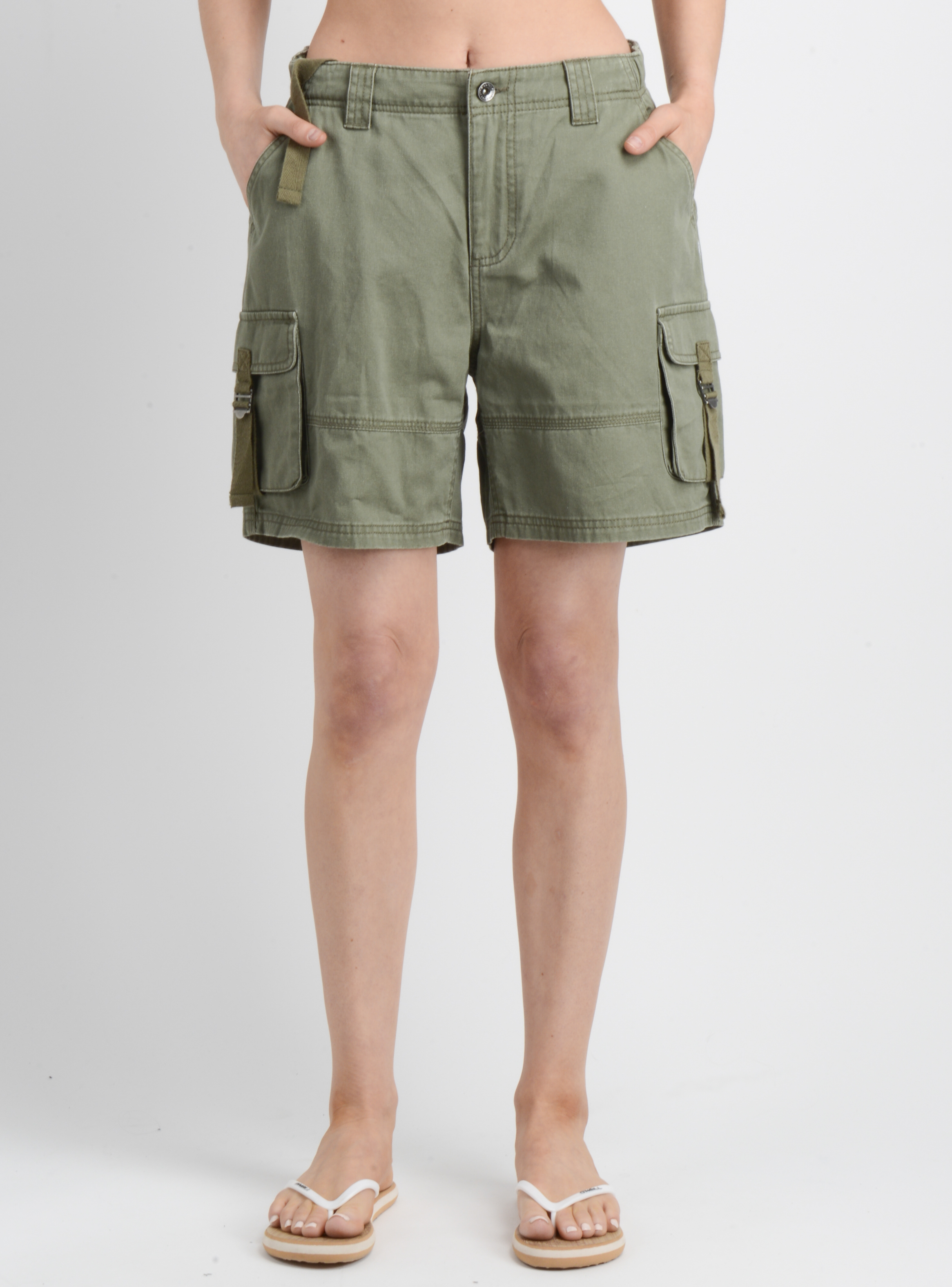 BERMUDA CARGO MILLER VERDE OSCURO - 1