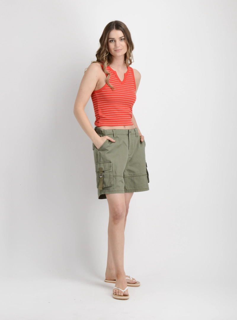 BERMUDA CARGO MILLER VERDE OSCURO - 4