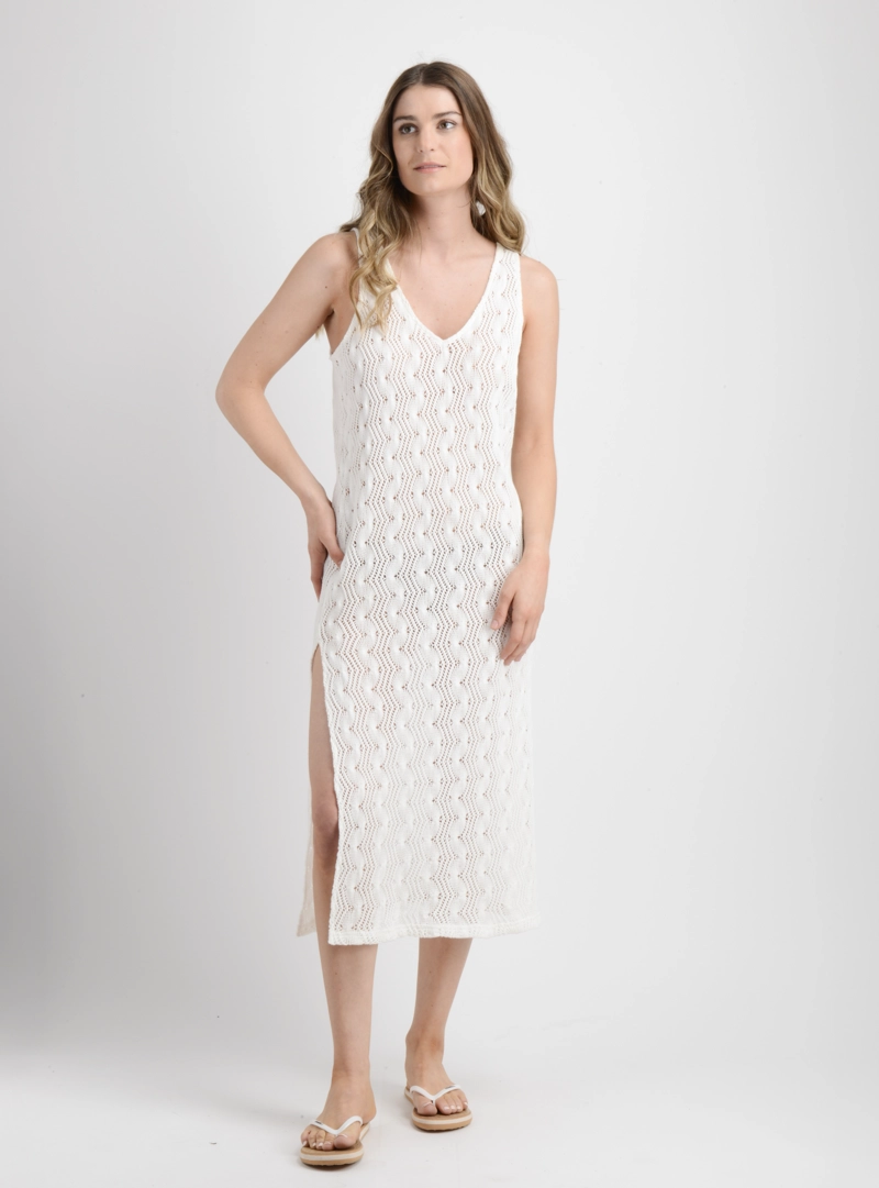 VESTIDO BELIZIN BEIGE CLARO - 1