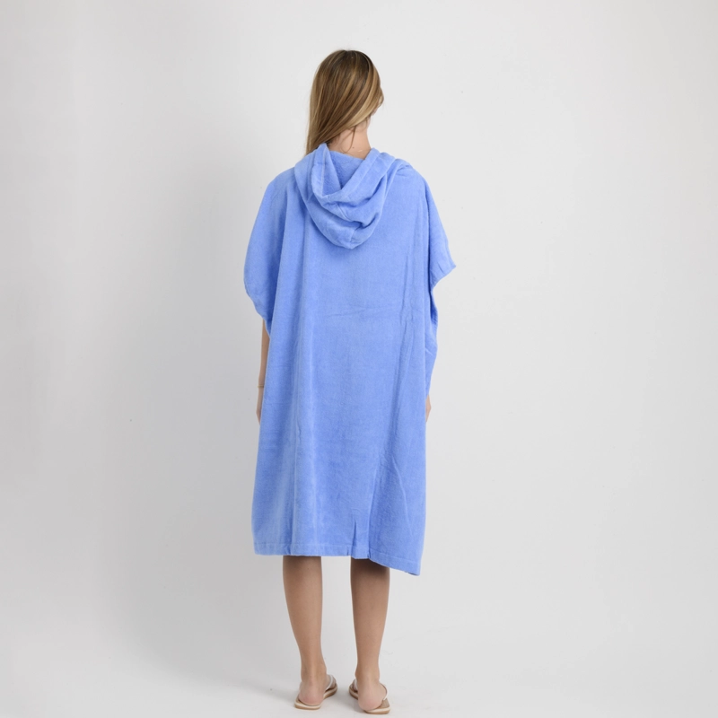 PONCHO TOALLA OCEANS AZUL TURQUESA - 2