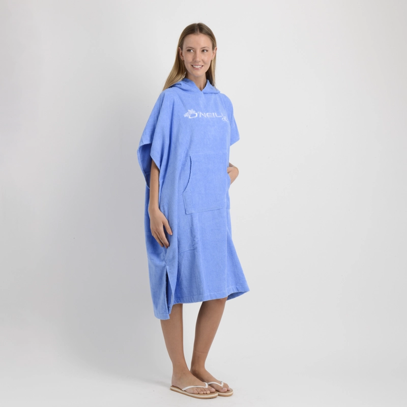 PONCHO TOALLA OCEANS AZUL TURQUESA - 4