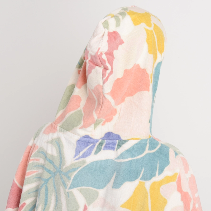 PONCHO TOALLA SIREN PALM ROSADO - 6