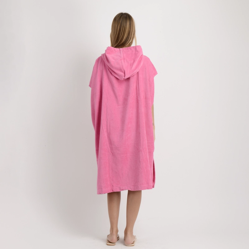 PONCHO TOALLA OCEANS ROSADO - 2
