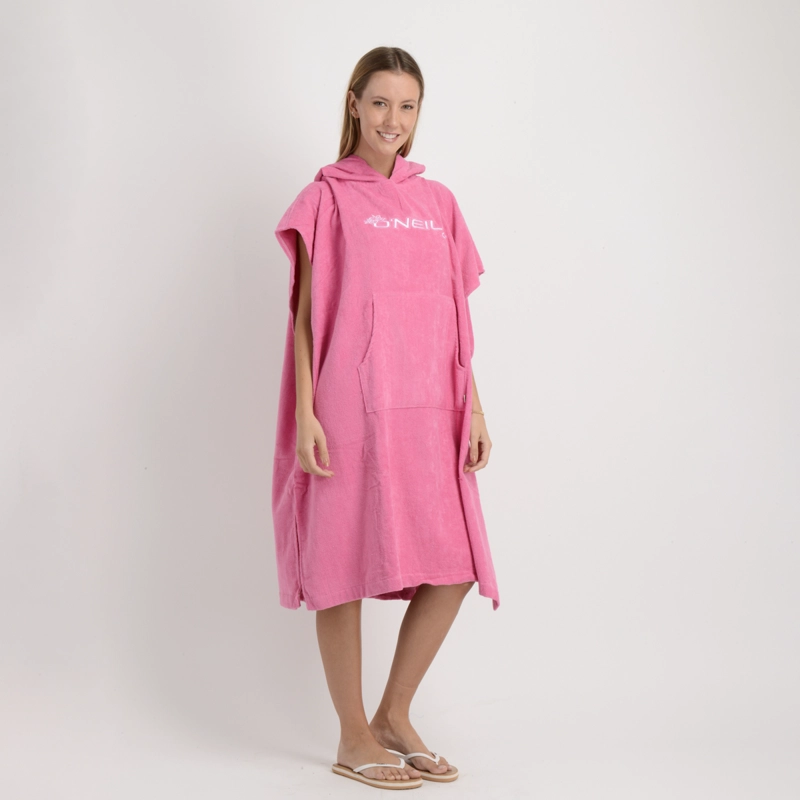 PONCHO TOALLA OCEANS ROSADO - 4