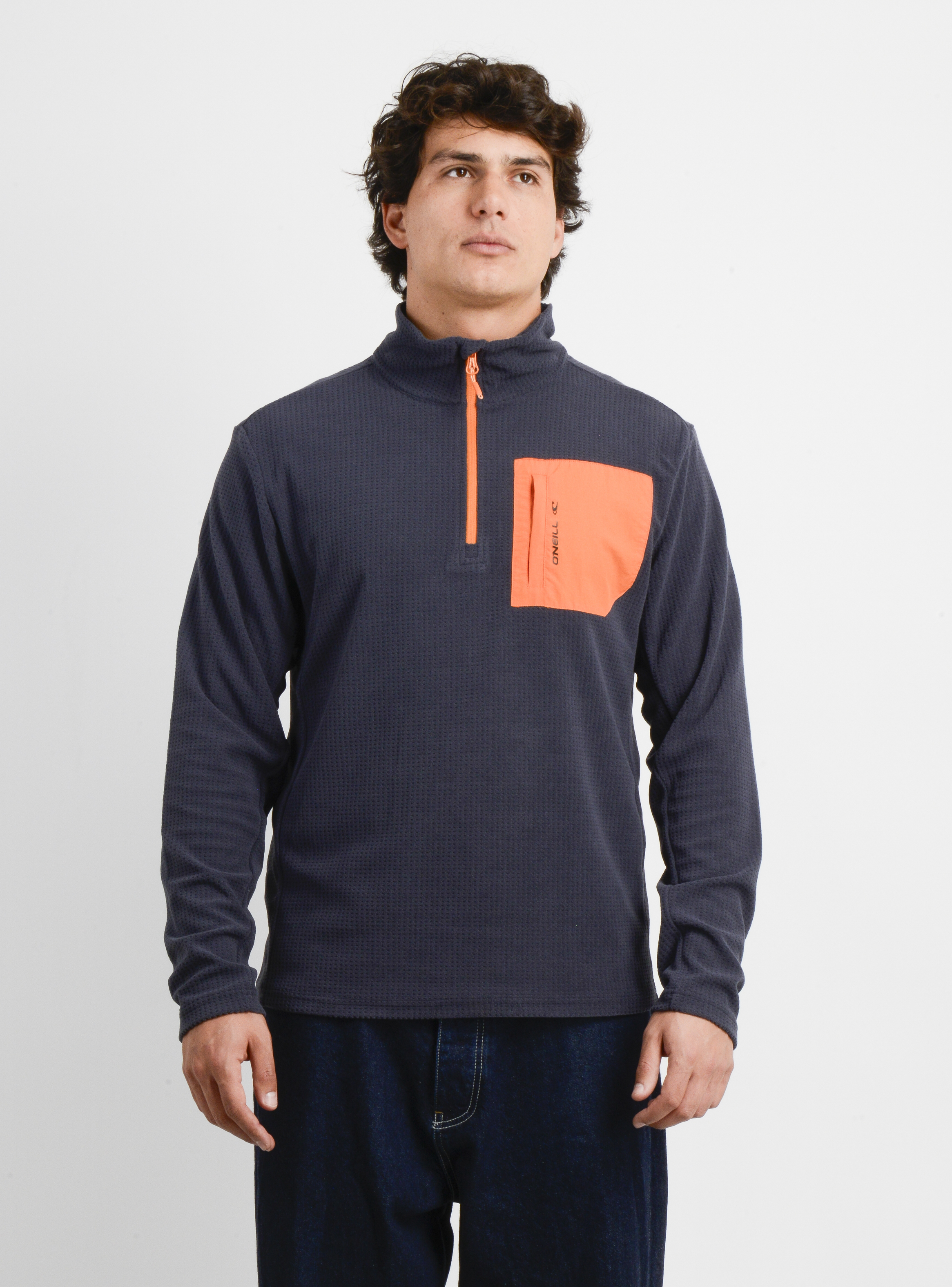 POLERON POLAR HALF RAISE II AZUL OSCURO - 1