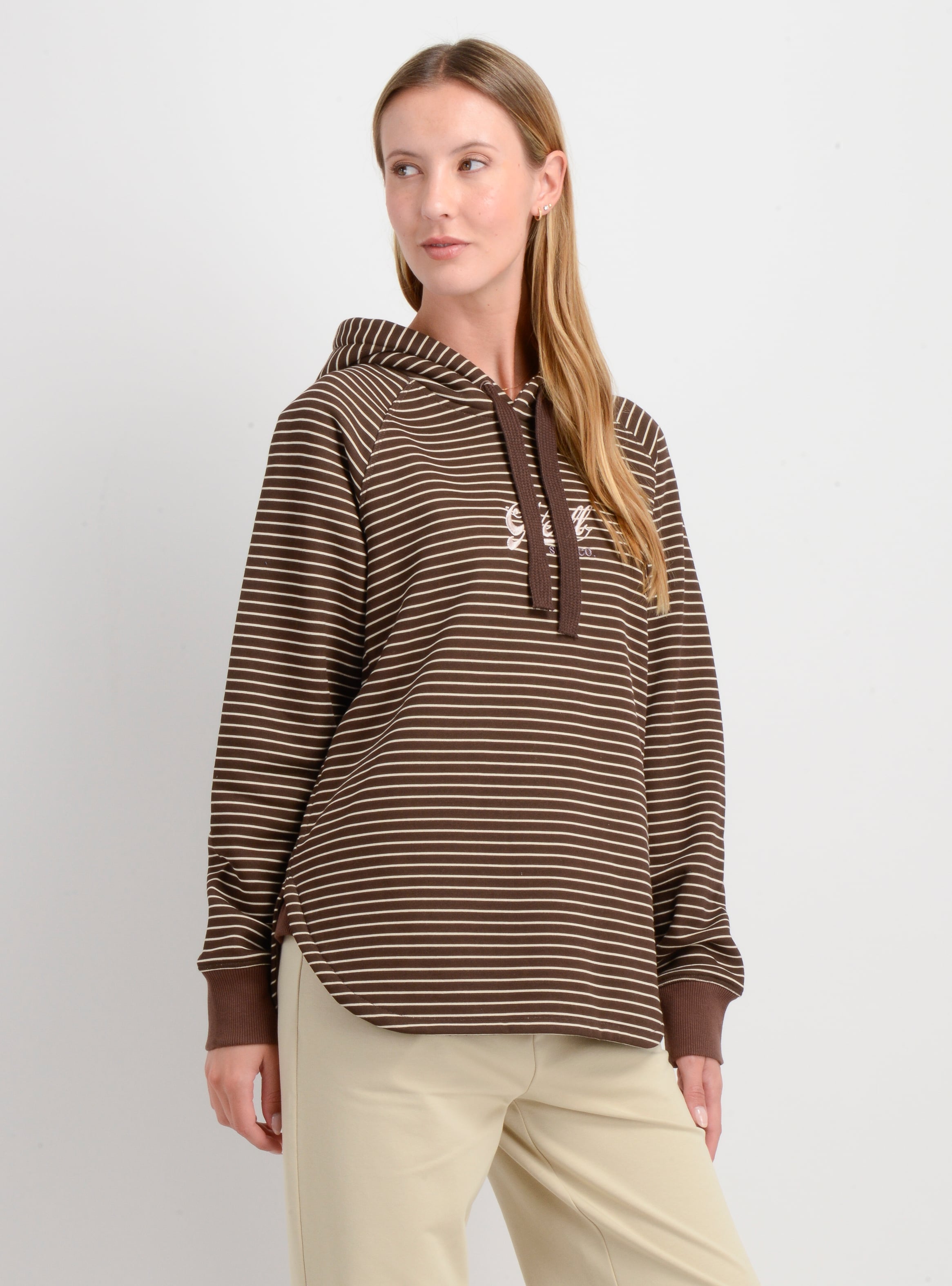 POLERON HOODIE CALLIE CAFE - 4