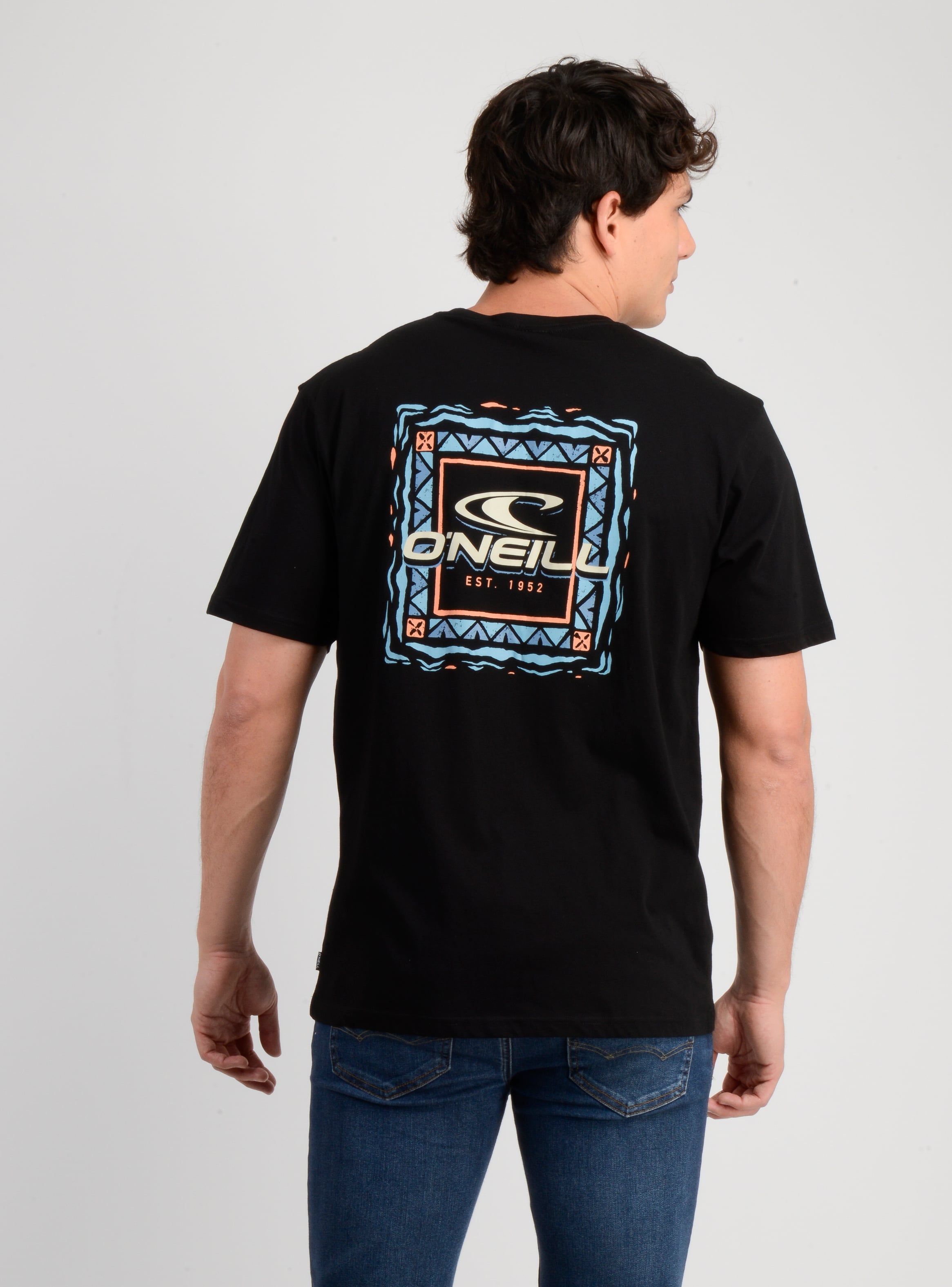 POLERA MANGA CORTA PATTERNS NEGRO - 2