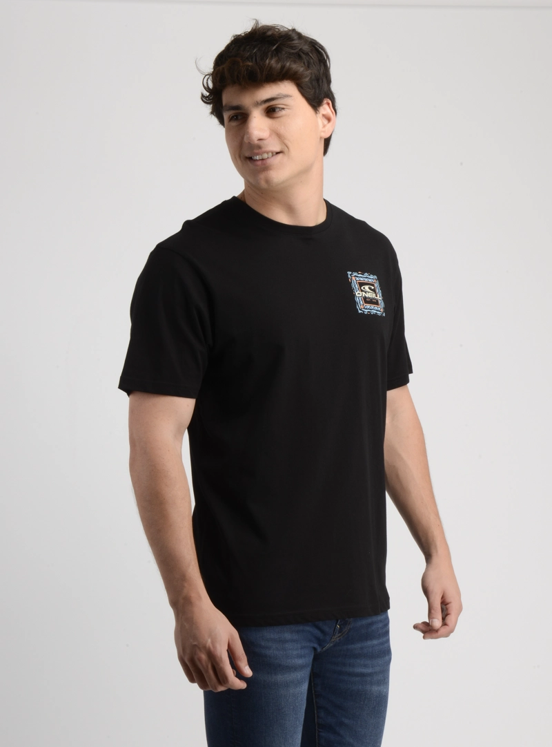 POLERA MANGA CORTA PATTERNS NEGRO - 4