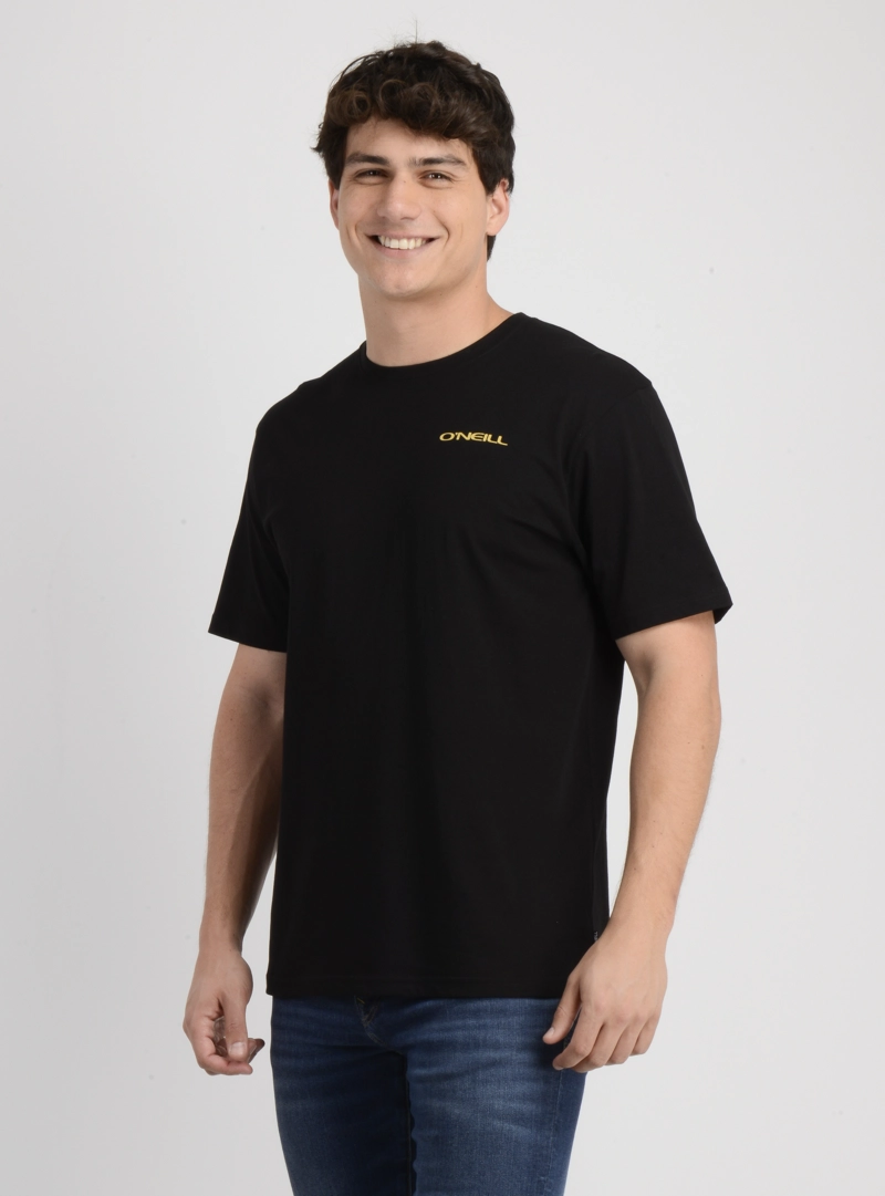 POLERA MANGA CORTA GLASSY DAYS NEGRO - 3