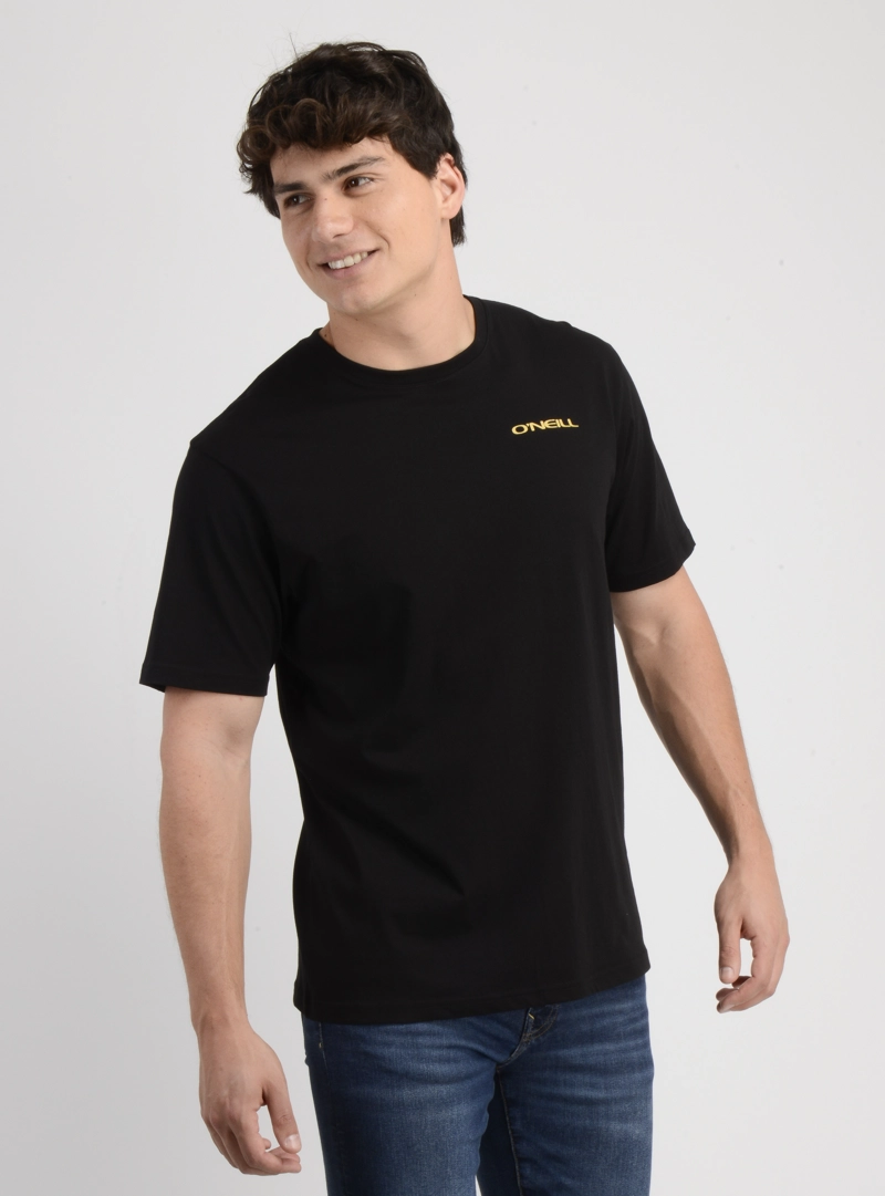 POLERA MANGA CORTA GLASSY DAYS NEGRO - 4