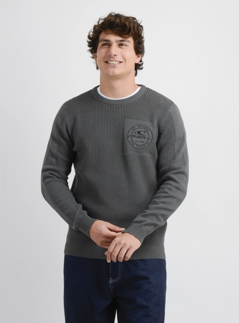 SWEATER VENTURA GRIS OSCURO - 1