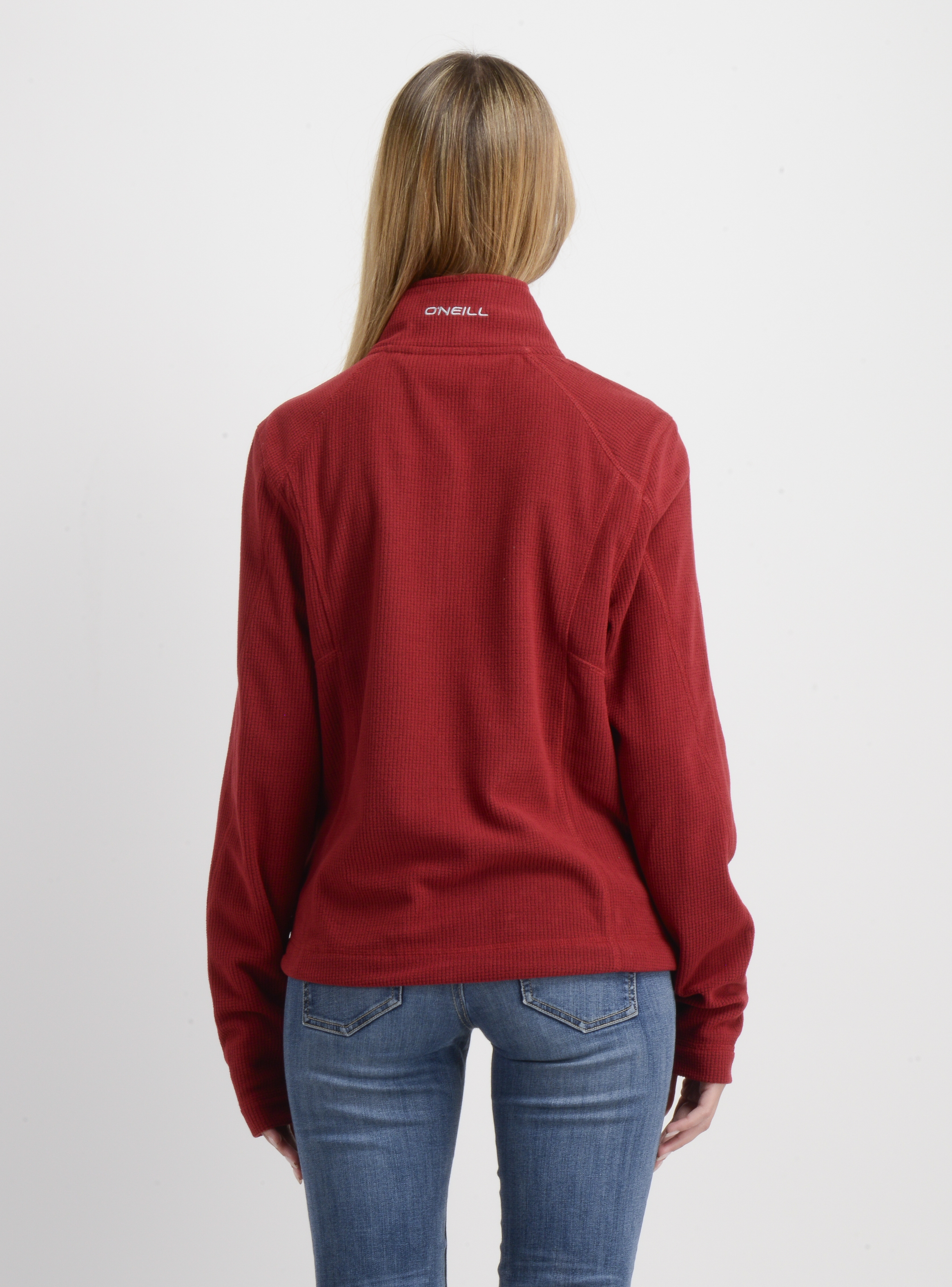 POLERON MICROPOLAR MABELINE II ROJO OSCURO - 2
