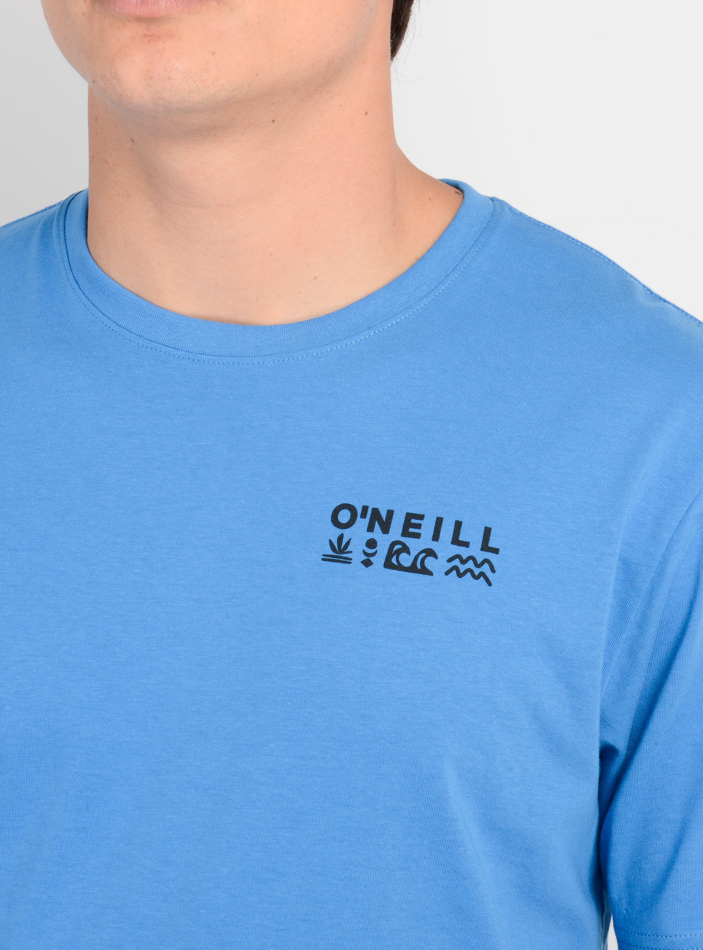 POLERA MANGA CORTA GLYPHS AZUL - 5