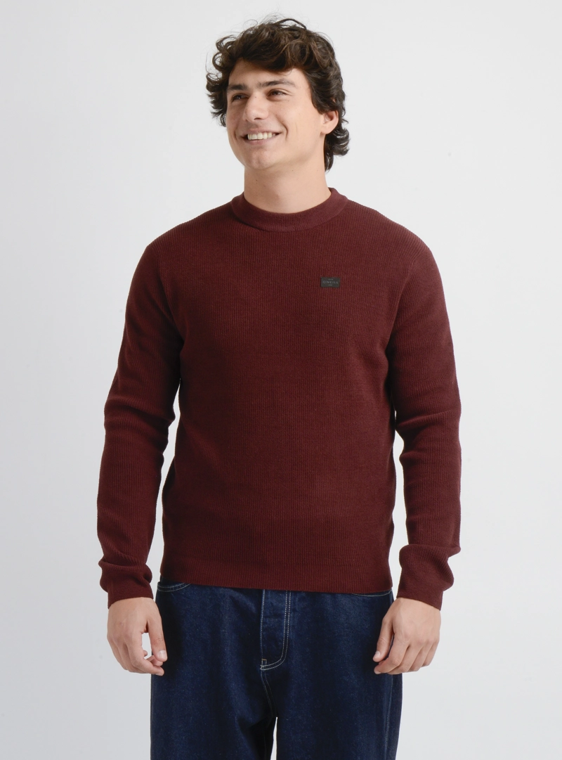 SWEATER CHAPMAN ROJO OSCURO - 1