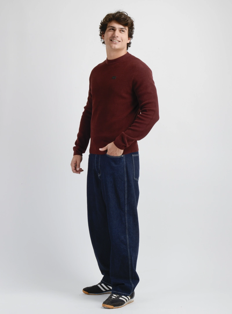 SWEATER CHAPMAN ROJO OSCURO - 3