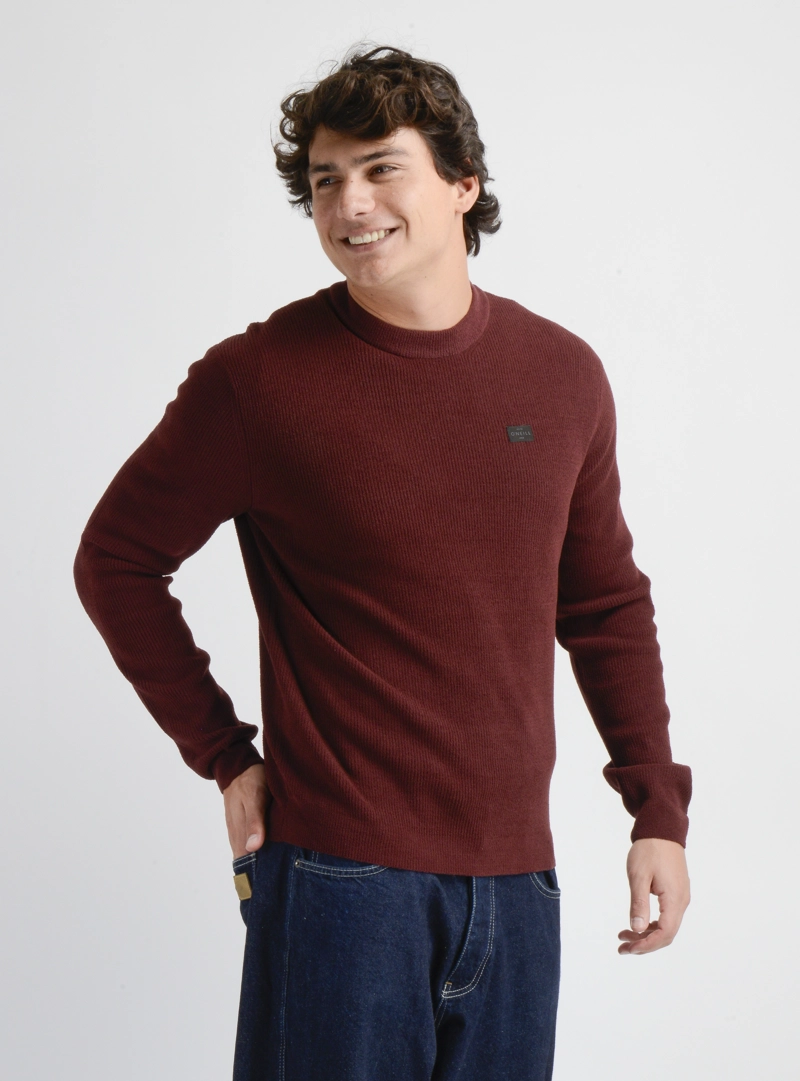 SWEATER CHAPMAN ROJO OSCURO - 4