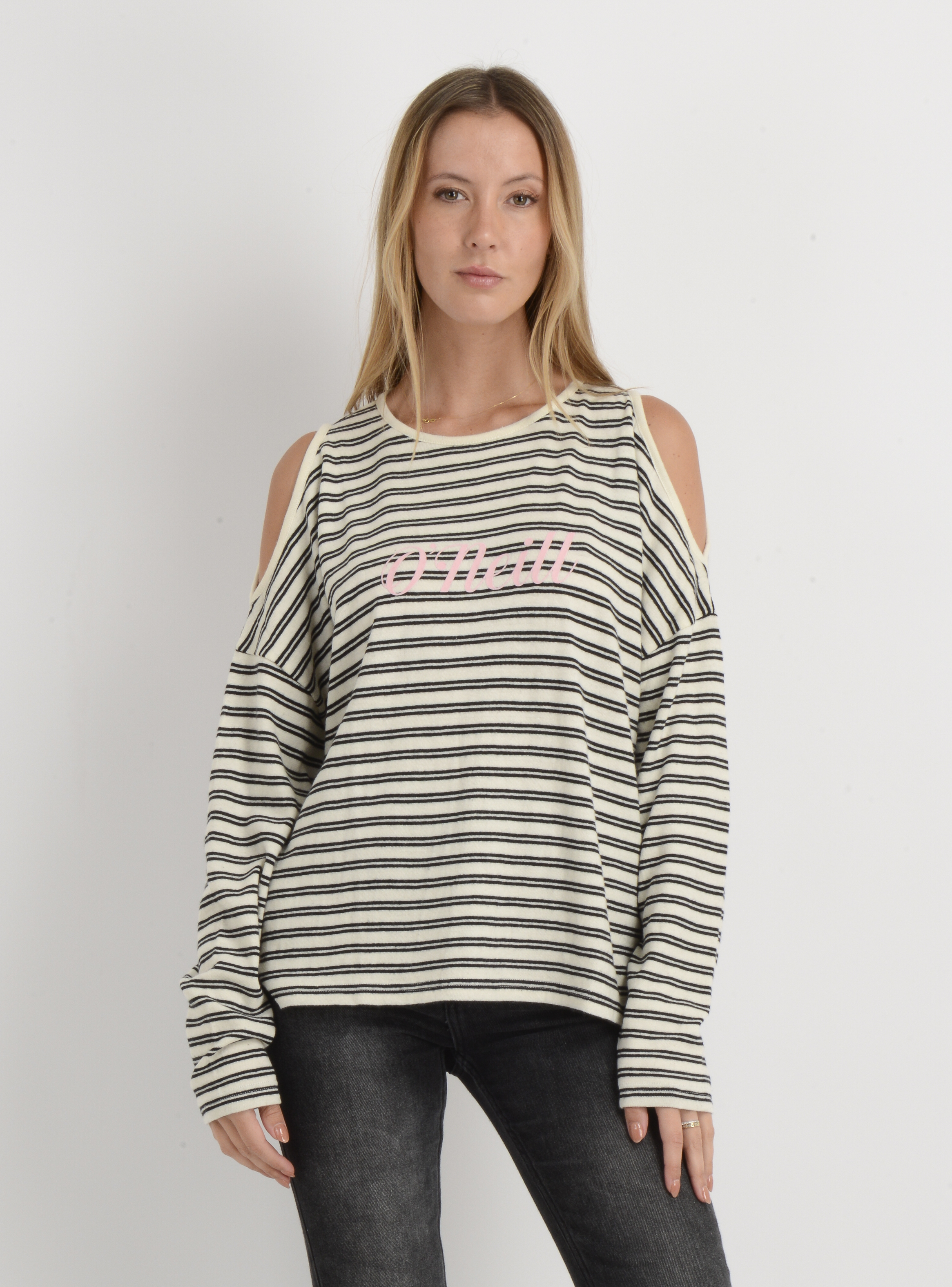POLERA MANGA LARGA JAYNE BEIGE CLARO - 1