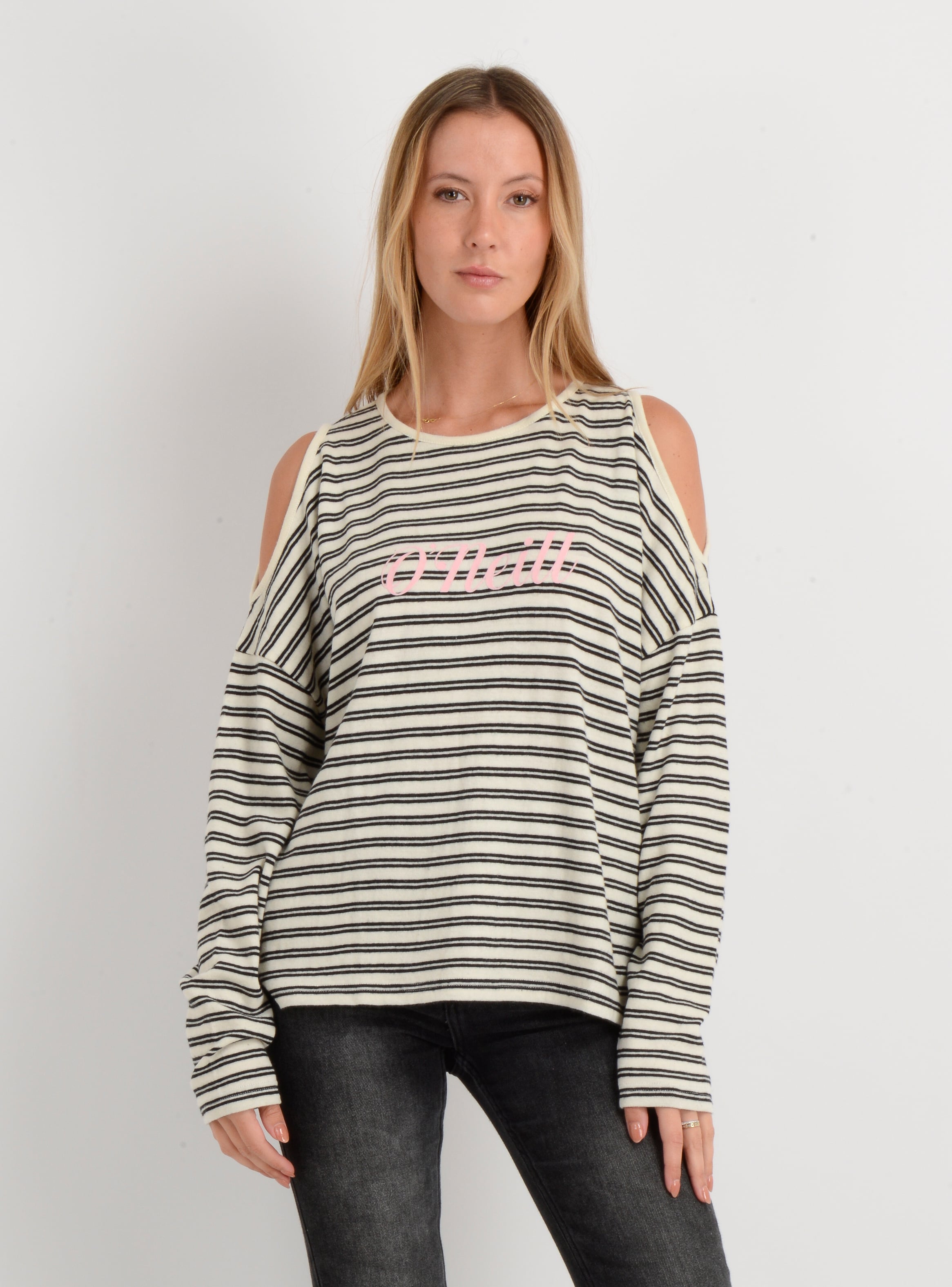 POLERA MANGA LARGA JAYNE BEIGE CLARO - 1