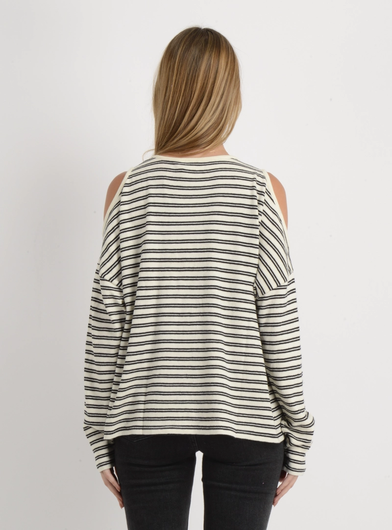 POLERA MANGA LARGA JAYNE BEIGE CLARO - 2