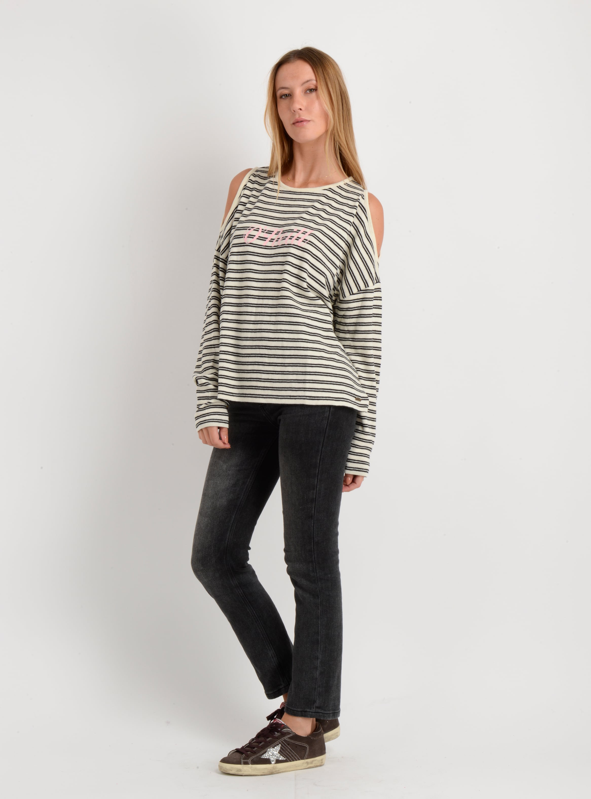 POLERA MANGA LARGA JAYNE BEIGE CLARO - 3