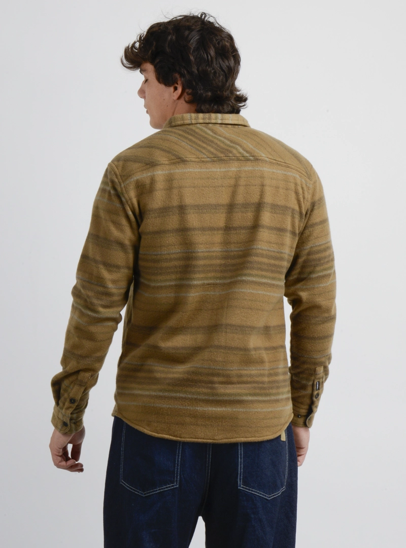 CAMISA POLAR MANGA LARGA GLACIER OVERSHIRT CAFE - 2