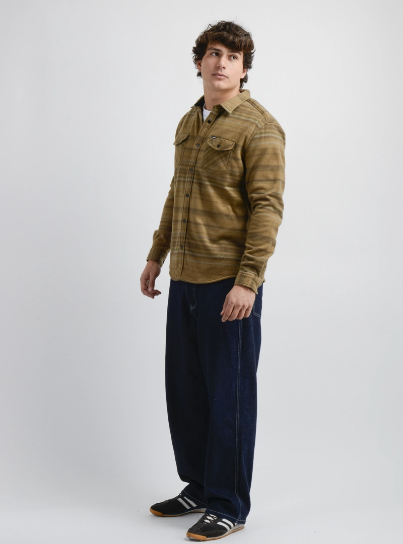 CAMISA POLAR MANGA LARGA GLACIER OVERSHIRT CAFE - 3