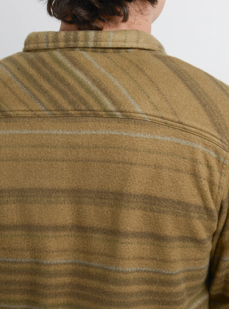 CAMISA POLAR MANGA LARGA GLACIER OVERSHIRT CAFE - 6