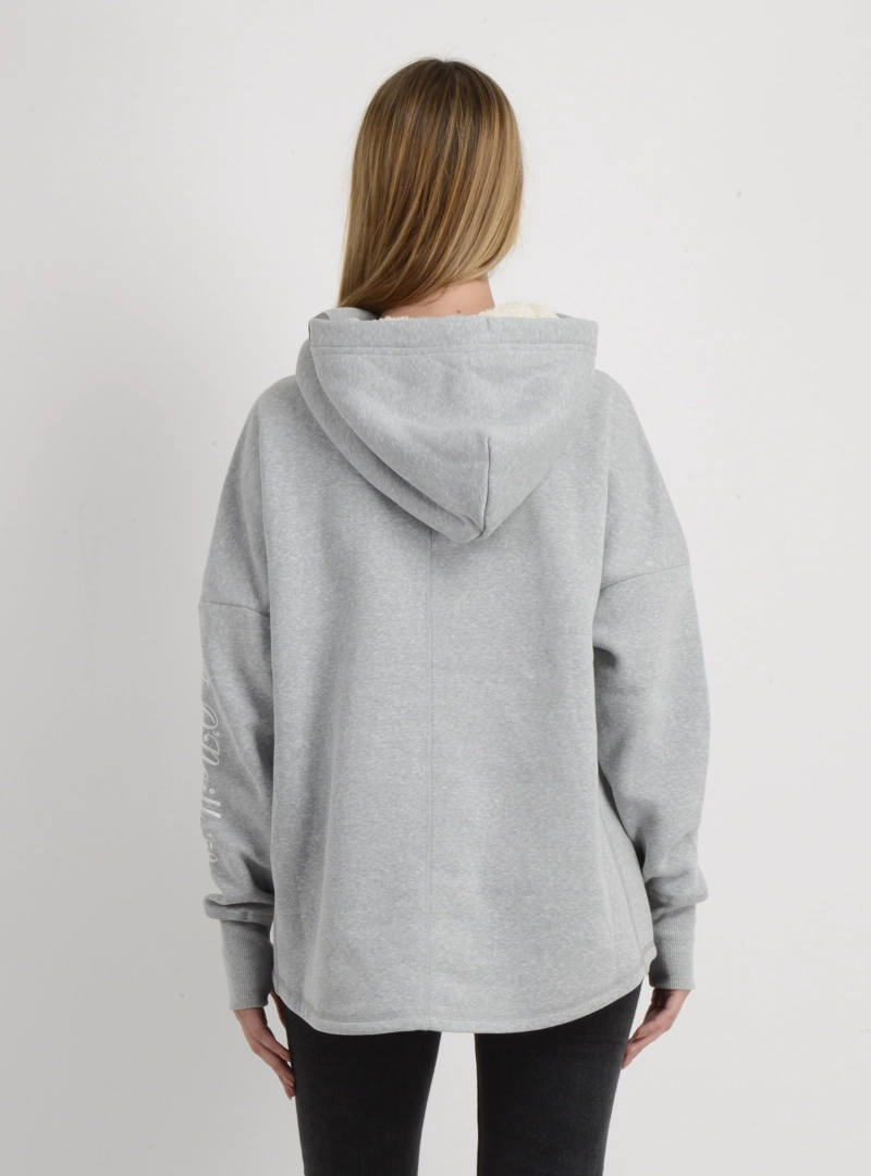 POLERON HOODIE HAMPTON GRIS - 2