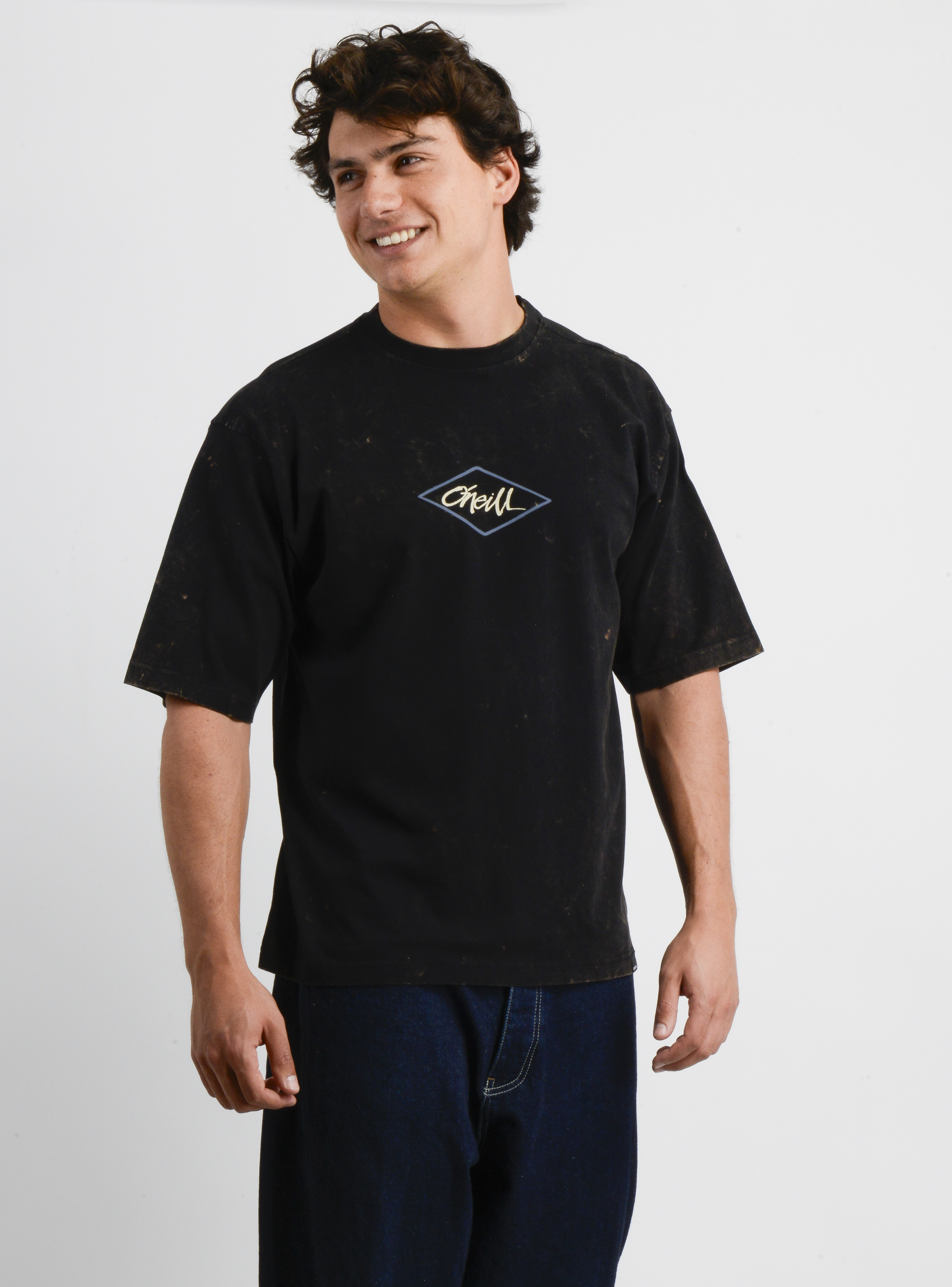 POLERA MANGA CORTA DIAMOND NEGRO - 4