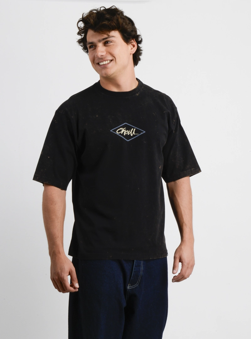 POLERA MANGA CORTA DIAMOND NEGRO - 4