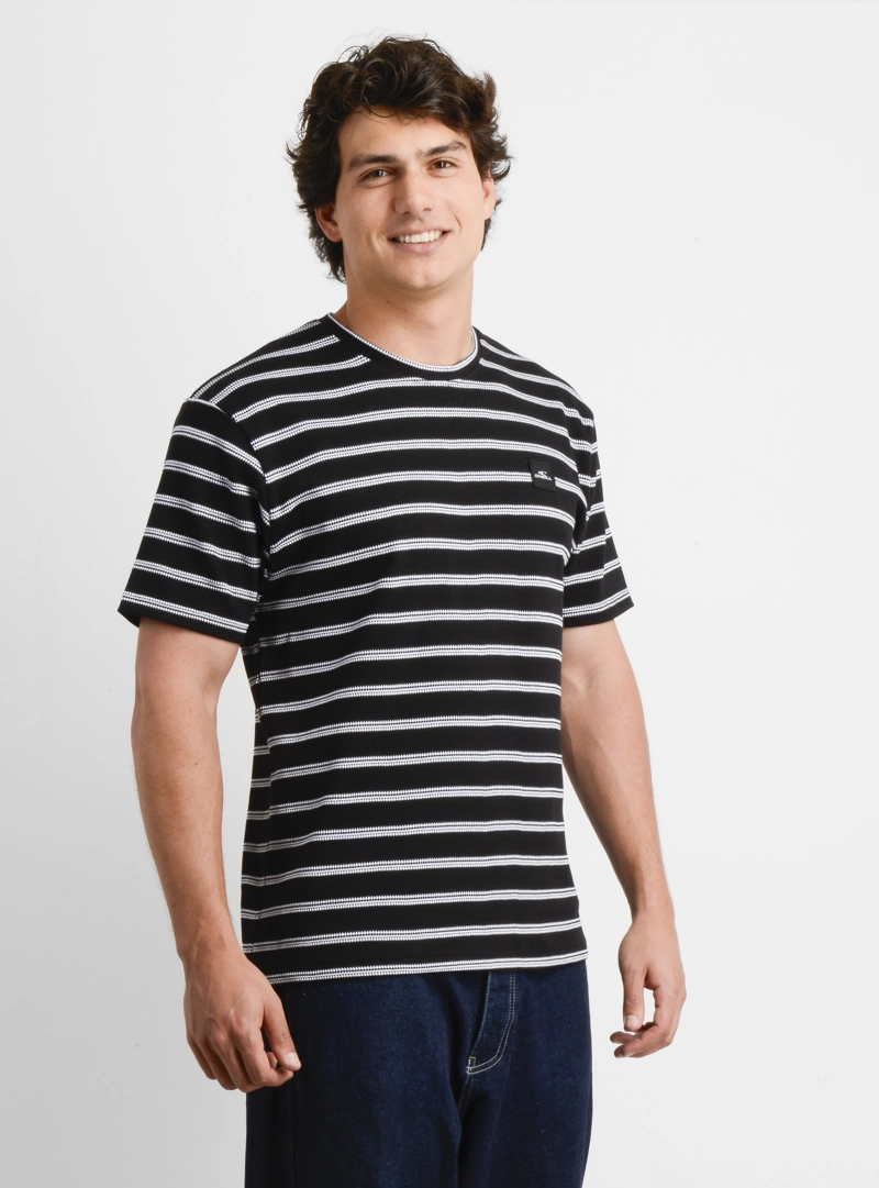 POLERA MANGA CORTA HIGH LINE NEGRO - 4