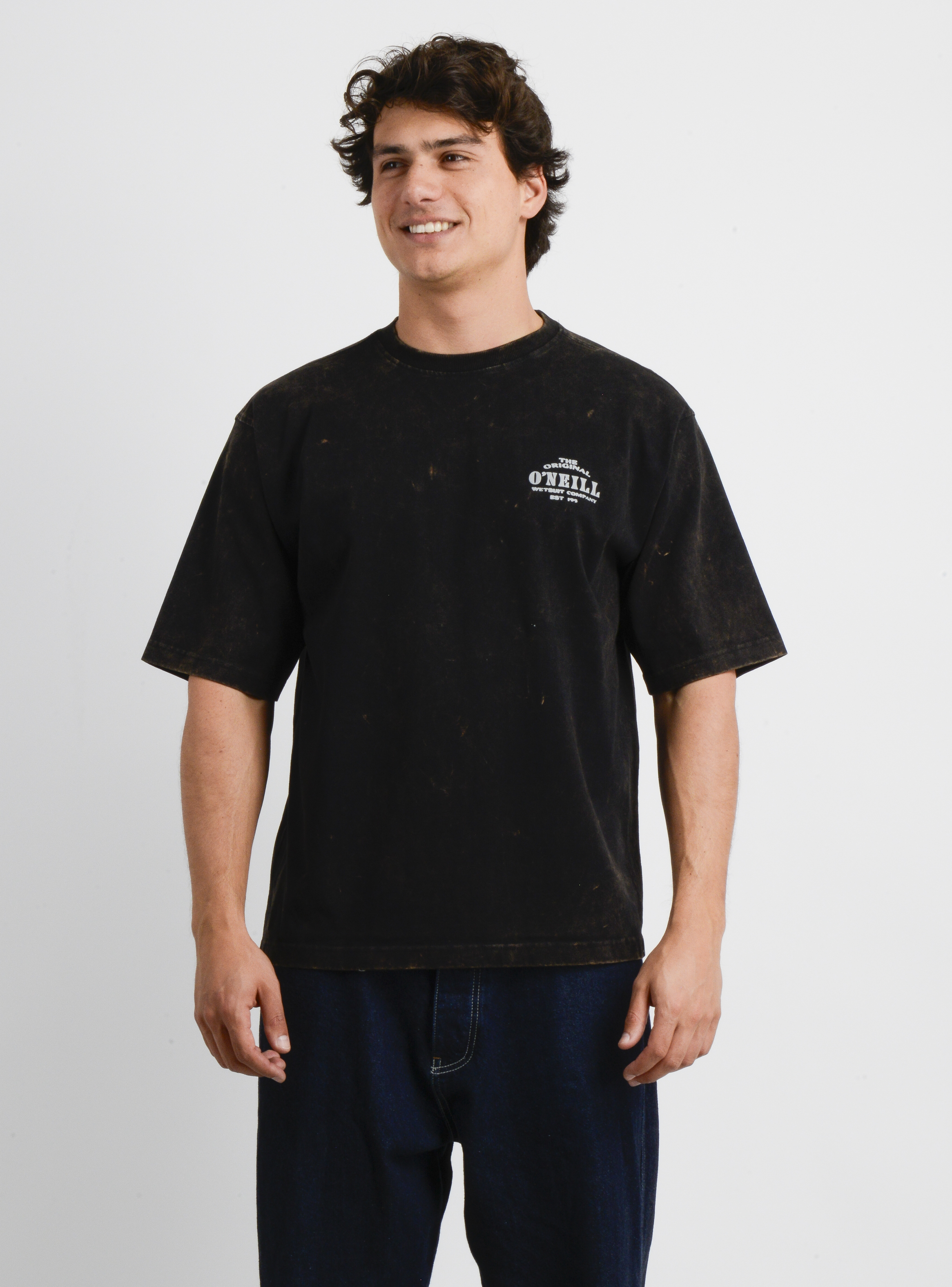 POLERA MANGA CORTA WEDGES NEGRO - 1
