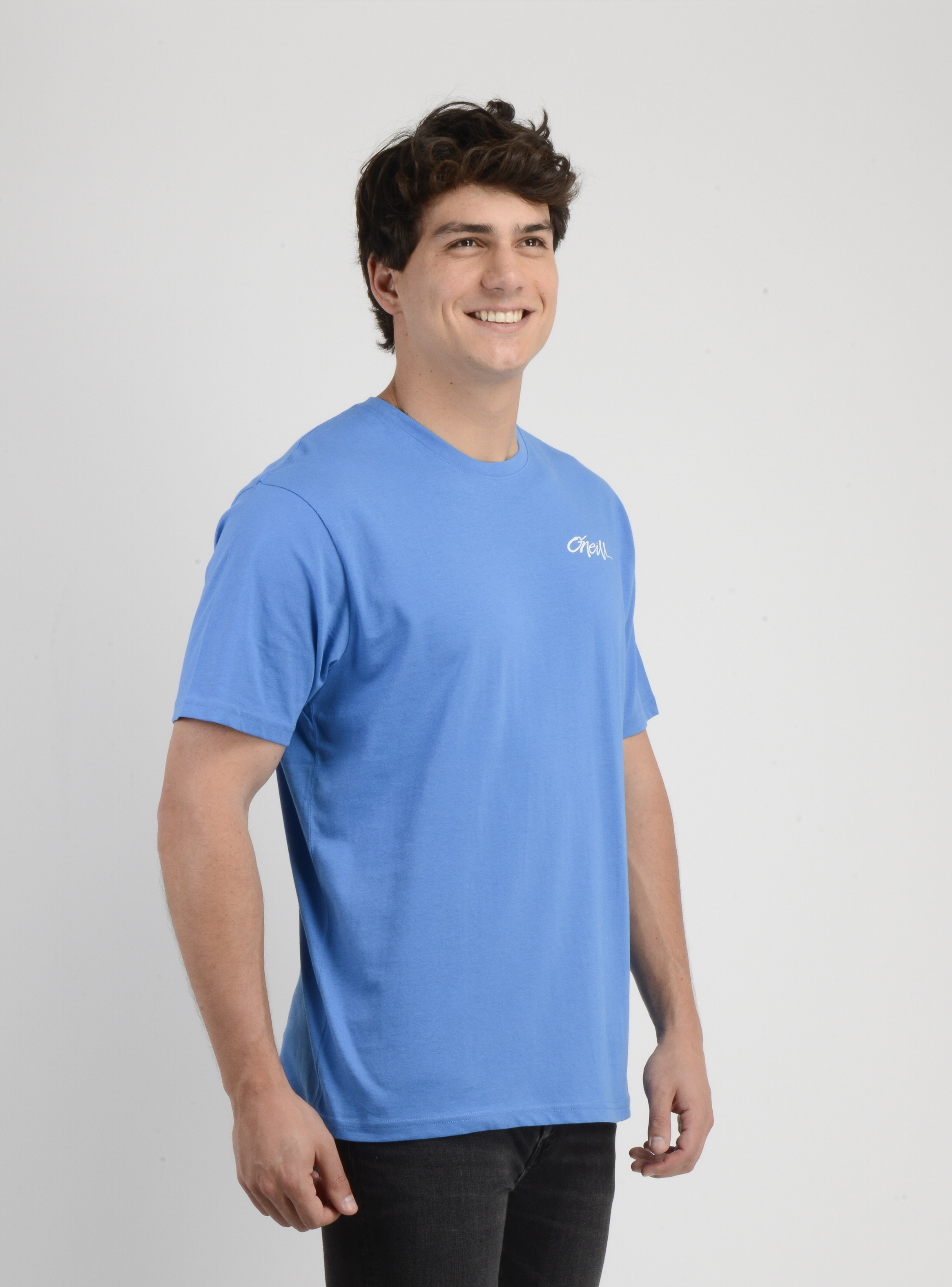 POLERA MANGA CORTA HOME GROWN AZUL - 4