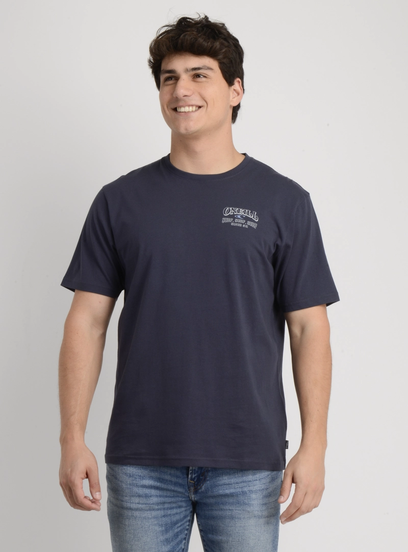 POLERA MANGA CORTA DAILY DRIVER AZUL OSCURO - 1