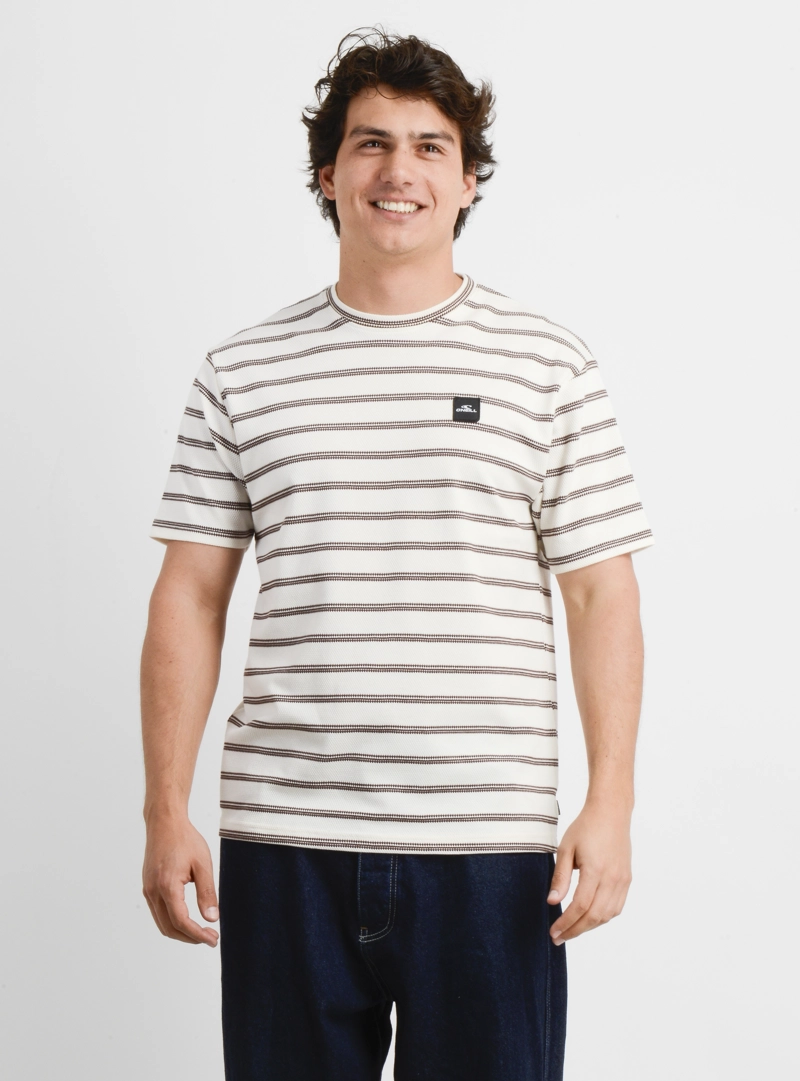 POLERA MANGA CORTA HIGH LINE BEIGE CLARO - 1