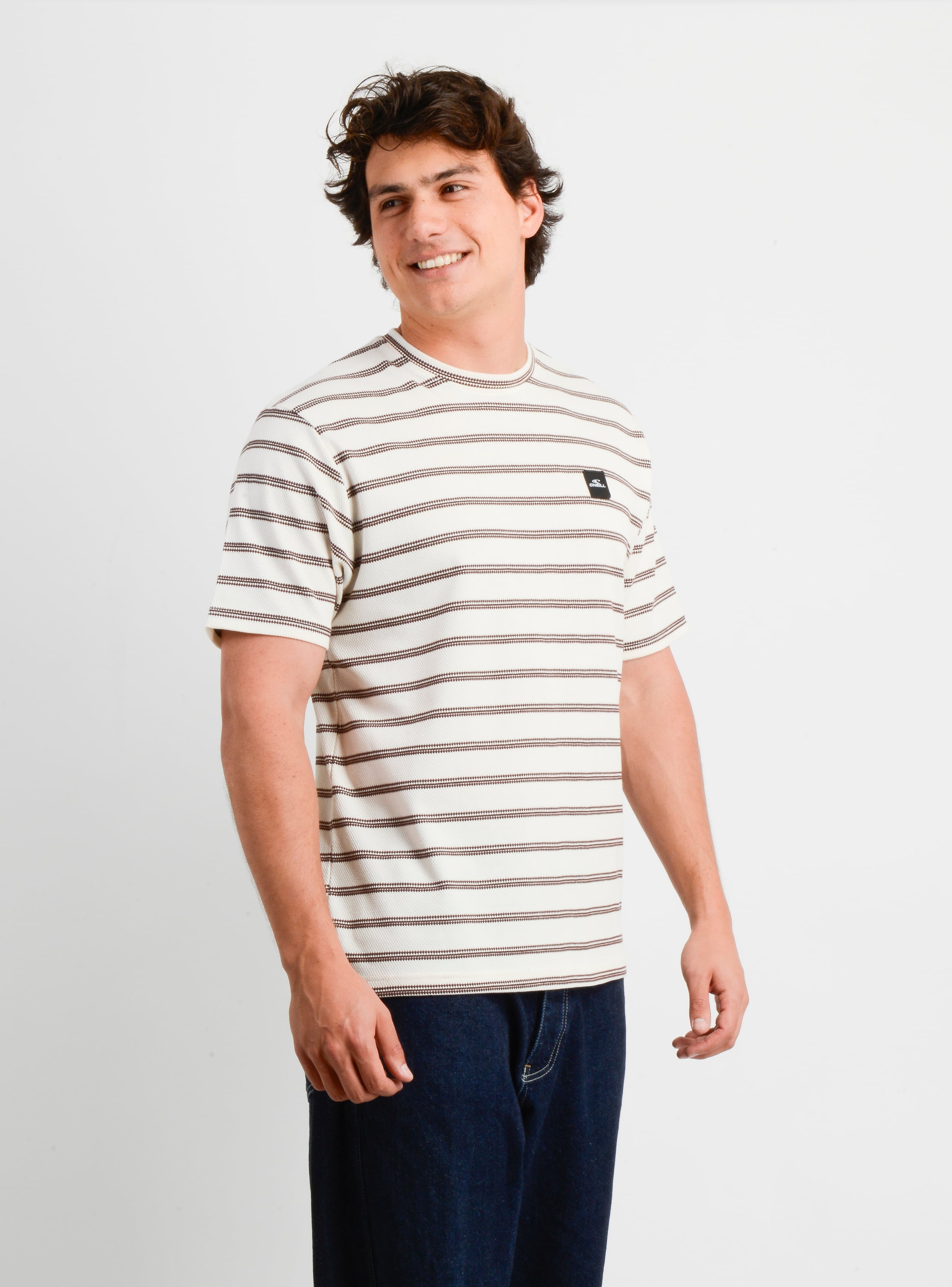POLERA MANGA CORTA HIGH LINE BEIGE CLARO - 4