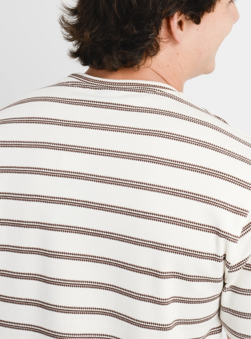 POLERA MANGA CORTA HIGH LINE BEIGE CLARO - 6