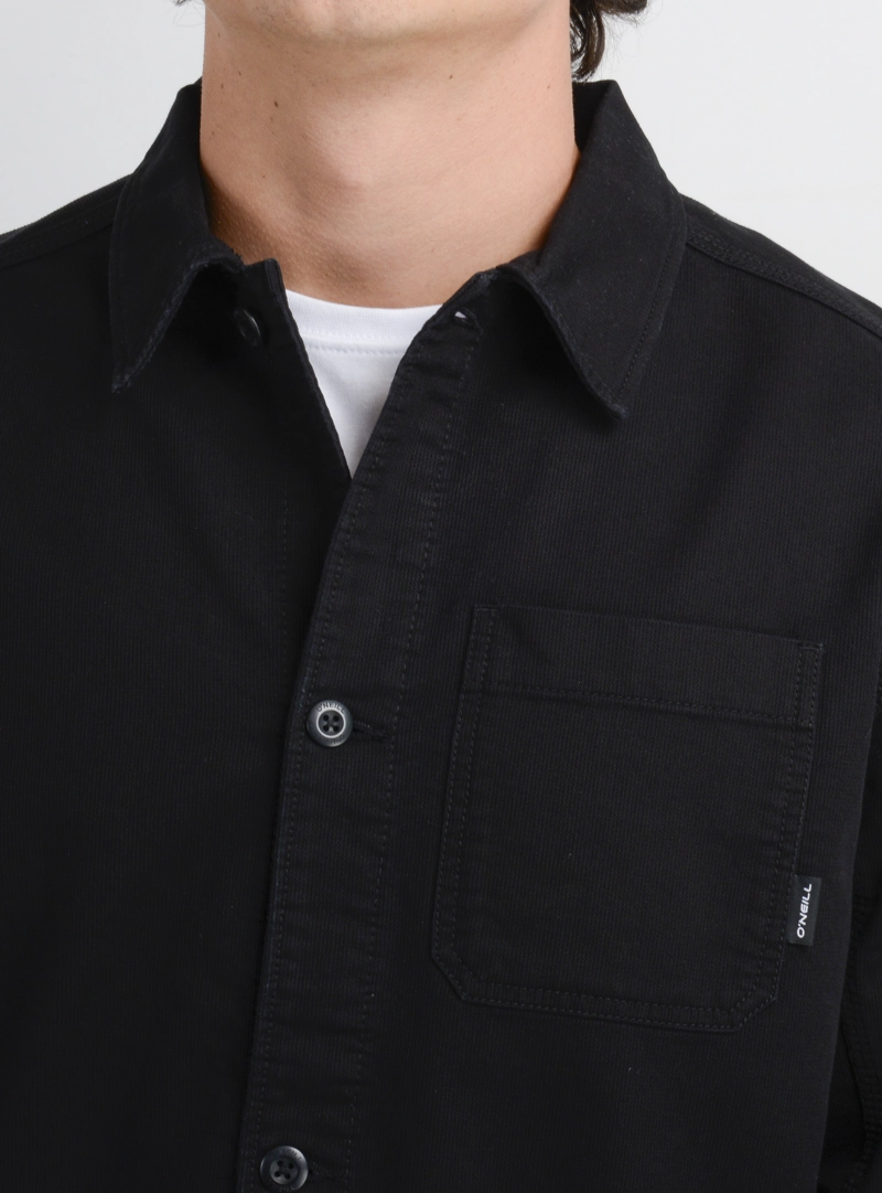 CAMISA MANGA LARGA MAXWELL NEGRO - 5