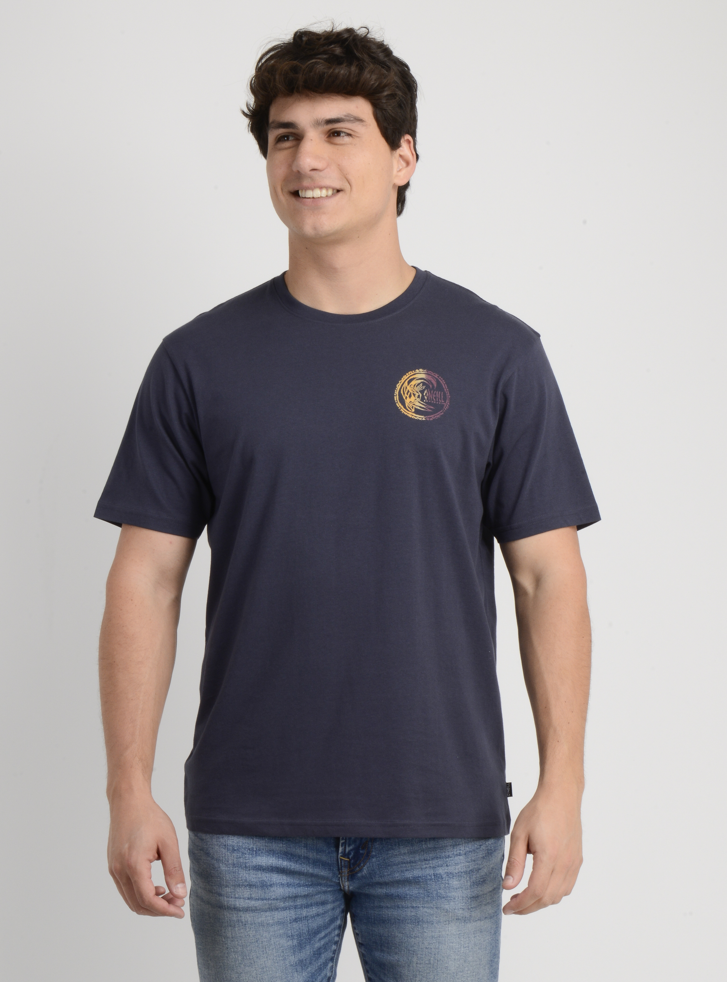 POLERA MANGA CORTA ARTIFACT AZUL OSCURO - 1