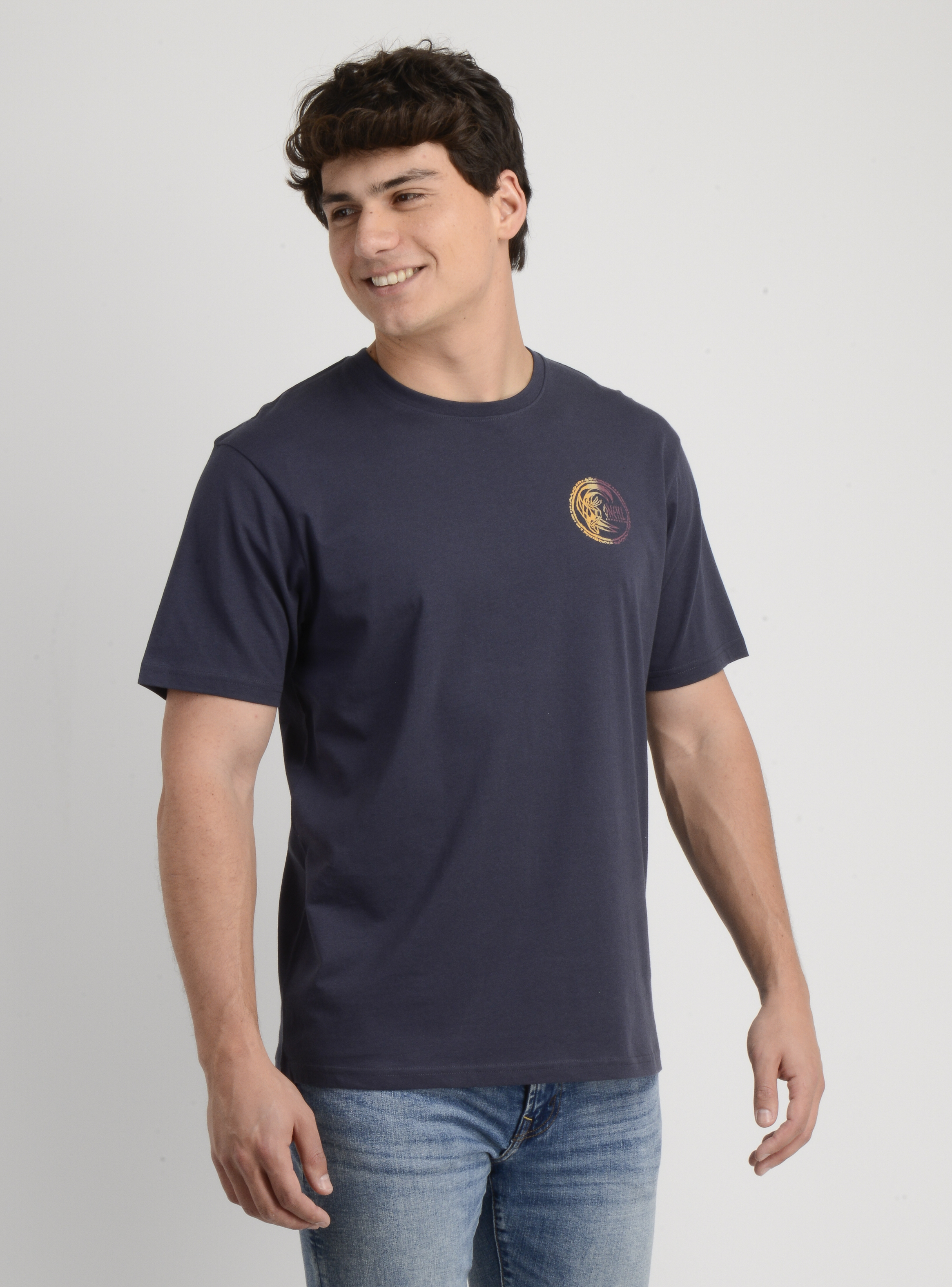 POLERA MANGA CORTA ARTIFACT AZUL OSCURO - 4