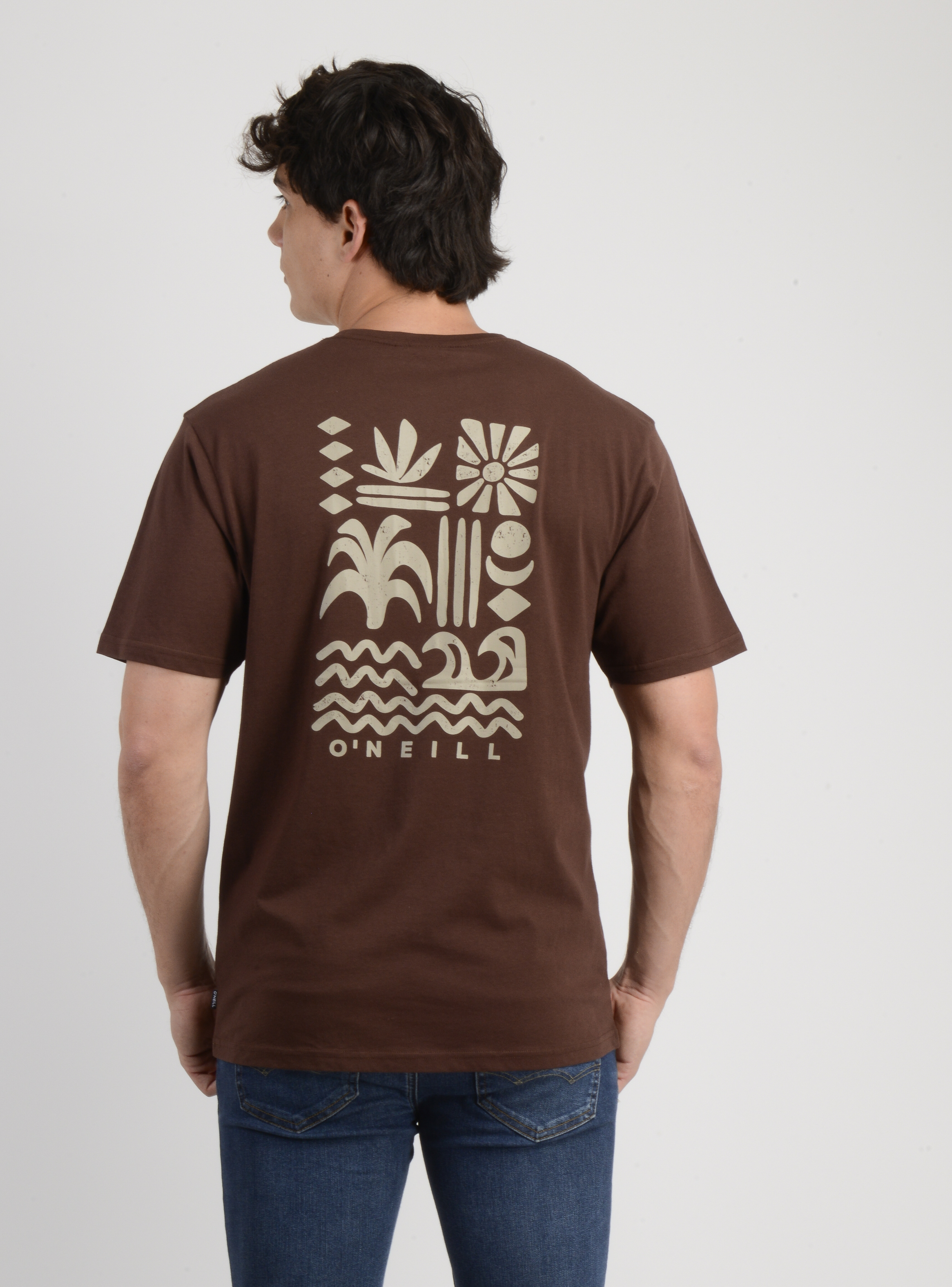 POLERA MANGA CORTA GLYPHS CAFE - 2
