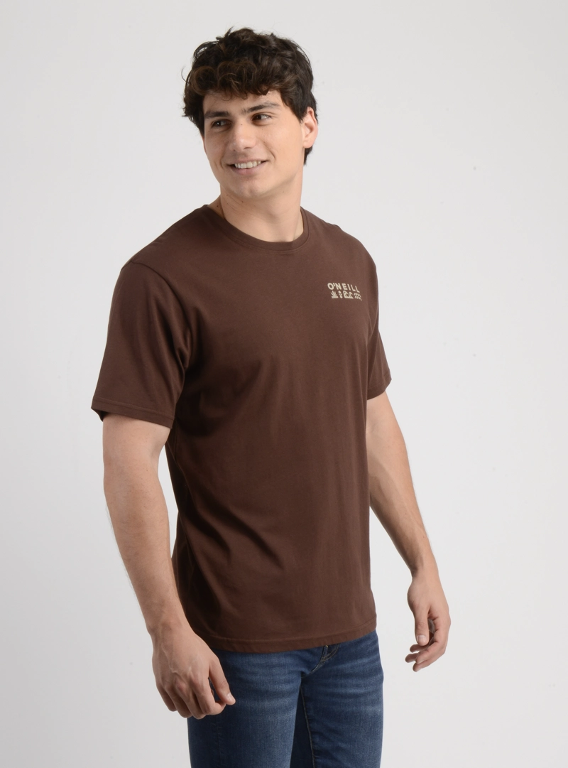 POLERA MANGA CORTA GLYPHS CAFE - 4