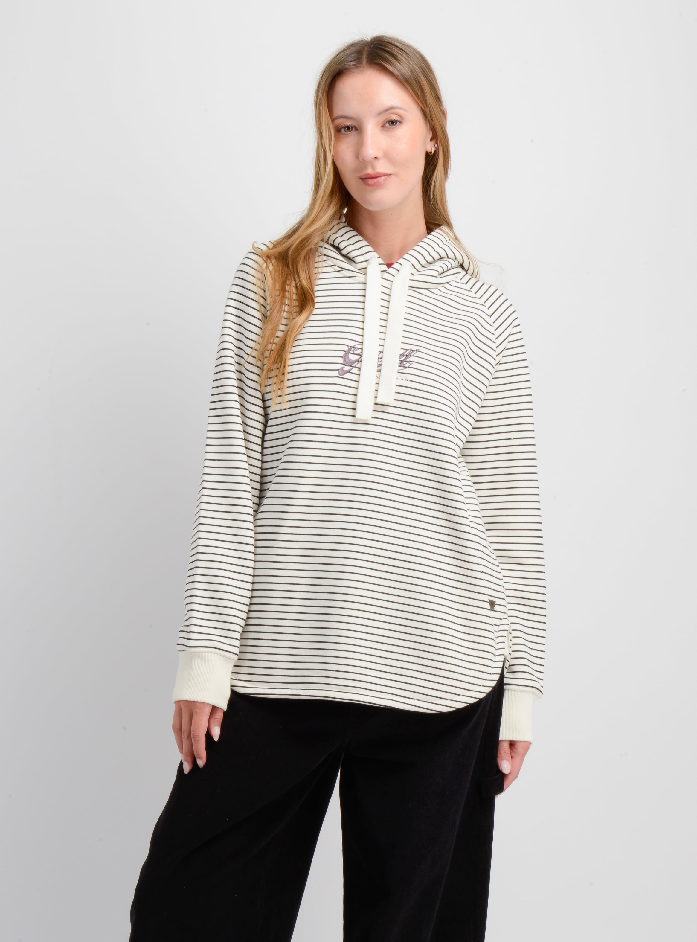 POLERON HOODIE CALLIE BEIGE CLARO - 1