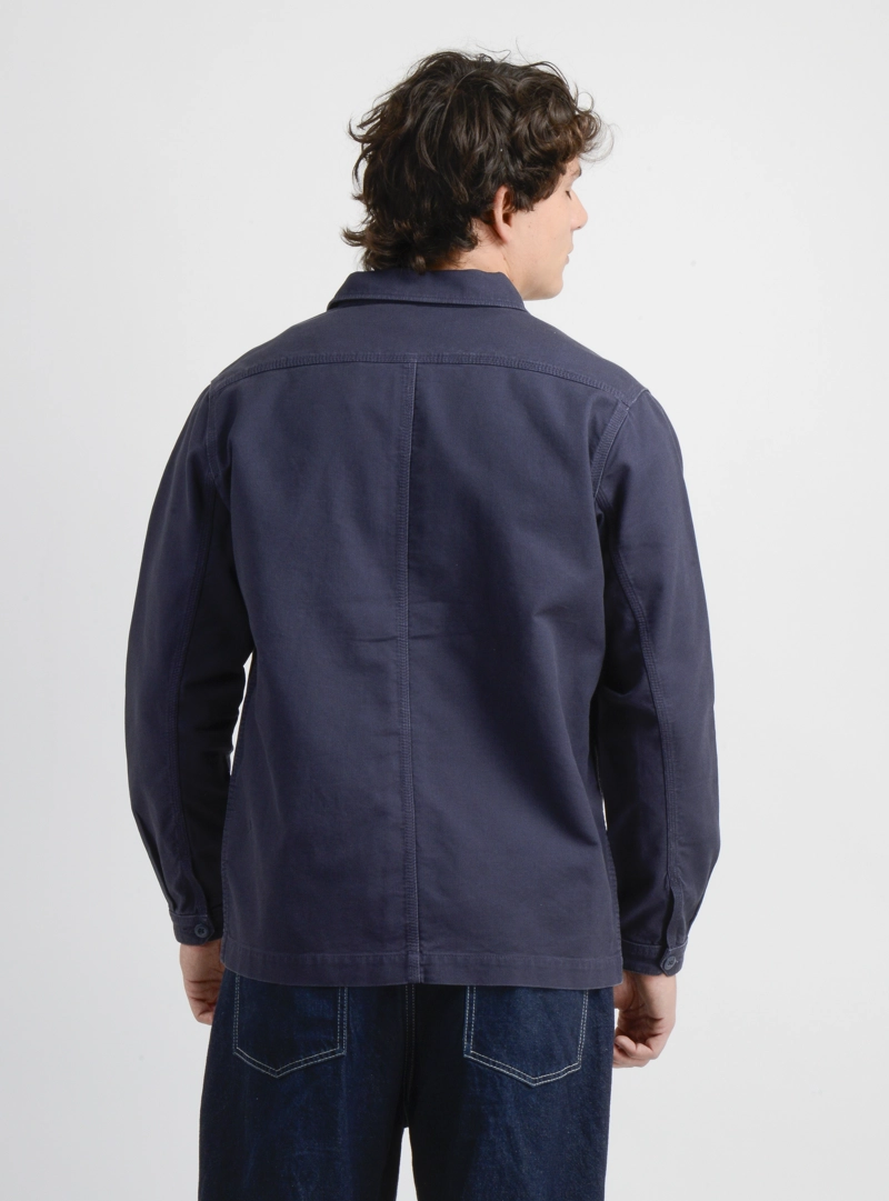 CAMISA MANGA LARGA MAXWELL AZUL OSCURO - 2