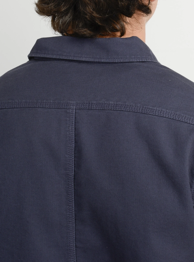 CAMISA MANGA LARGA MAXWELL AZUL OSCURO - 6