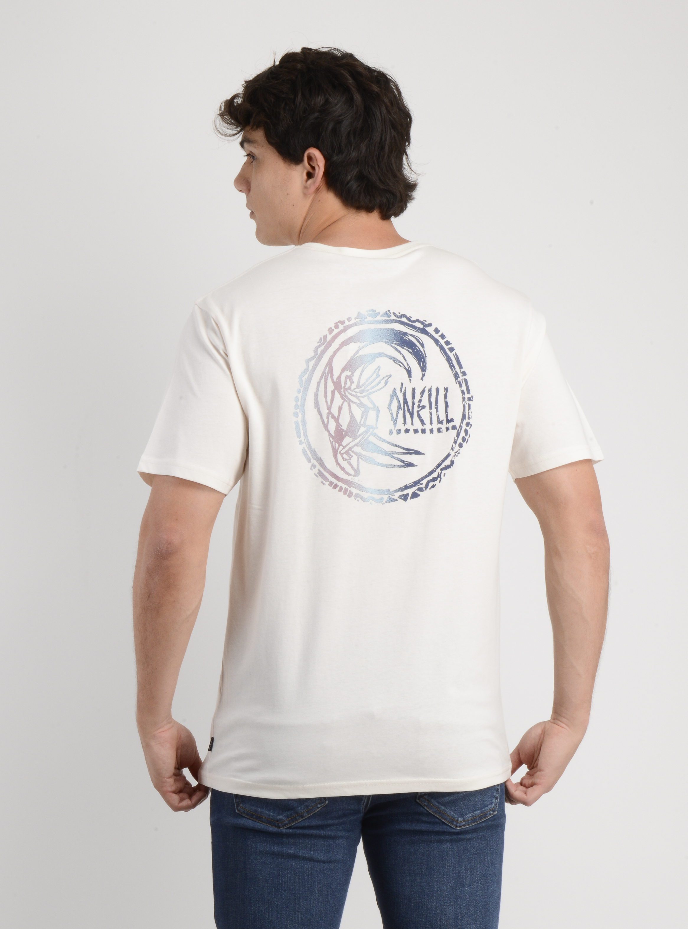 POLERA MANGA CORTA ARTIFACT BEIGE CLARO - 2