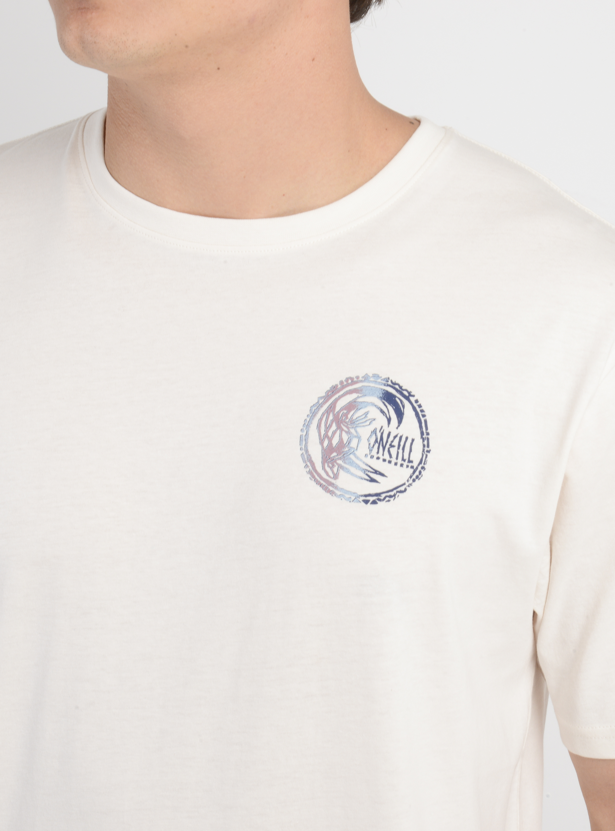 POLERA MANGA CORTA ARTIFACT BEIGE CLARO - 5