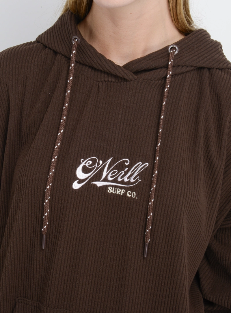 POLERON HOODIE ACANALADO JULY CAFE - 5